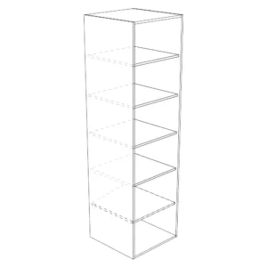 Thermofoil Modules PANTRY CABINET OS WITH 5 SHELVES